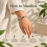 Fluorite Manifestation Bracelet for Focus & Clarity