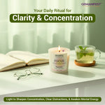 Focus Manifestation Candle for Clarity & Concentration
