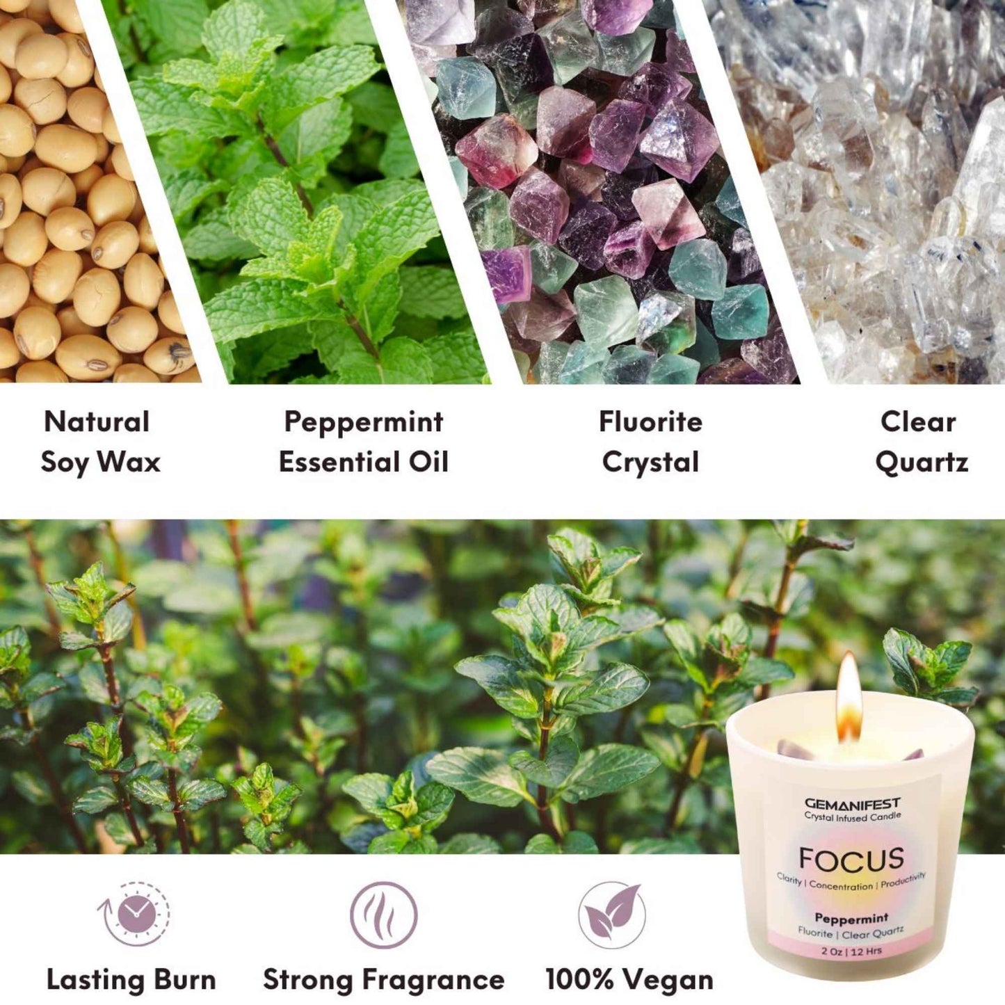 Focus Manifestation Candle