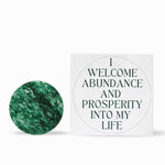 Green Aventurine Coin | Catalyst for Growth and Prosperity