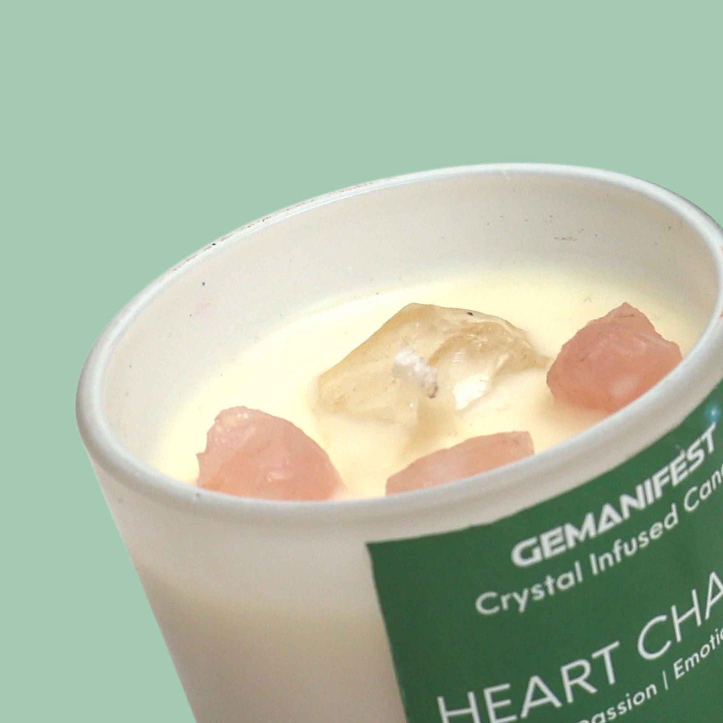 Heart Chakra Healing Candle