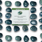 Moss Agate Tumble