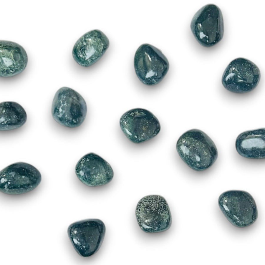 Moss Agate Tumble