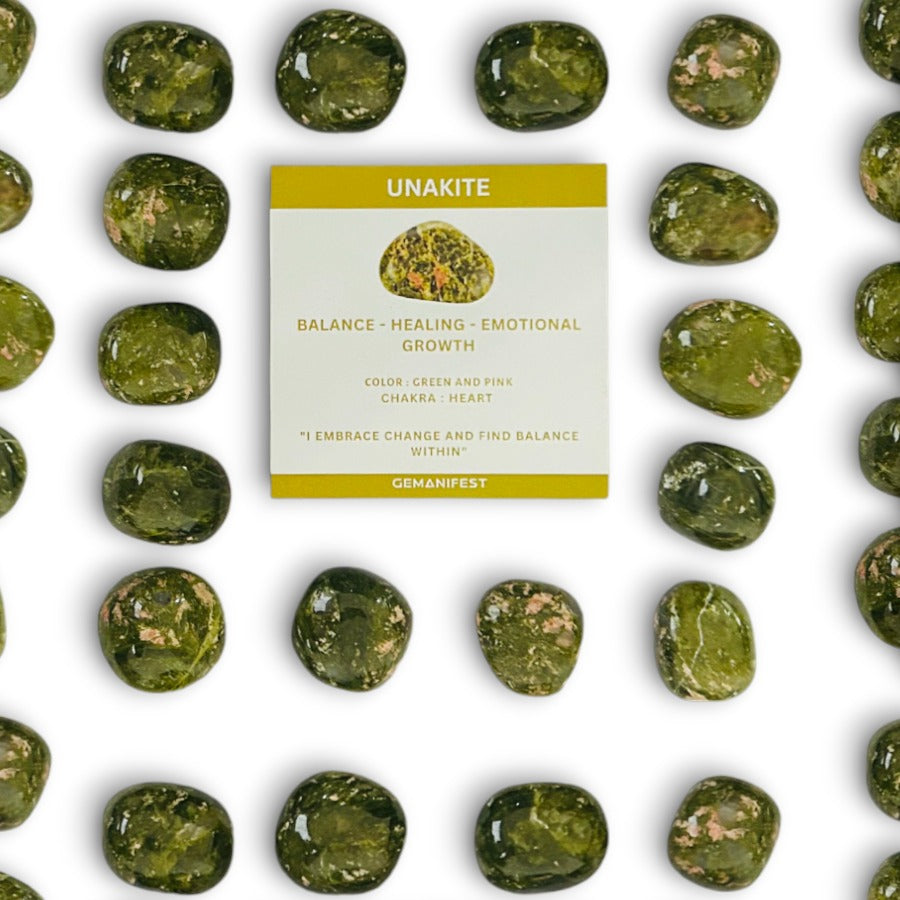 Unakite tumble 2
