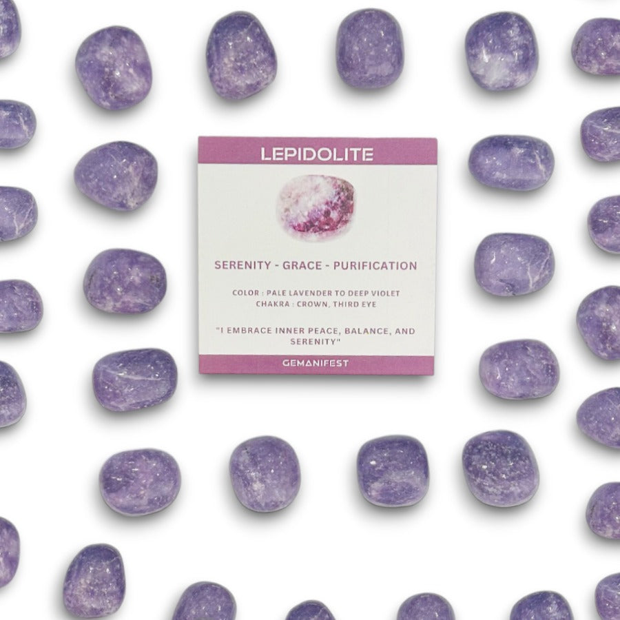  Lepidolite Tumble