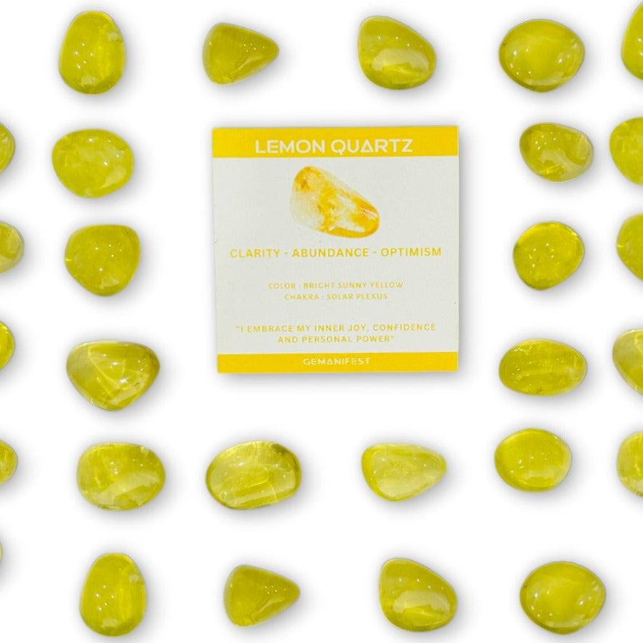Lemon Quartz Tumble