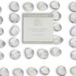 Clear quartz tumble
