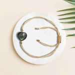 Labradorite Heart Gift Set