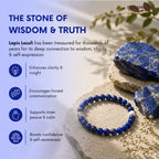 Lapis Lazuli Bracelet for Wisdom & Self-Expression