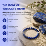 Lapis Lazuli Bracelet for Wisdom & Self-Expression