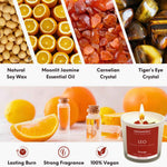 Leo Zodiac Manifestation Candle