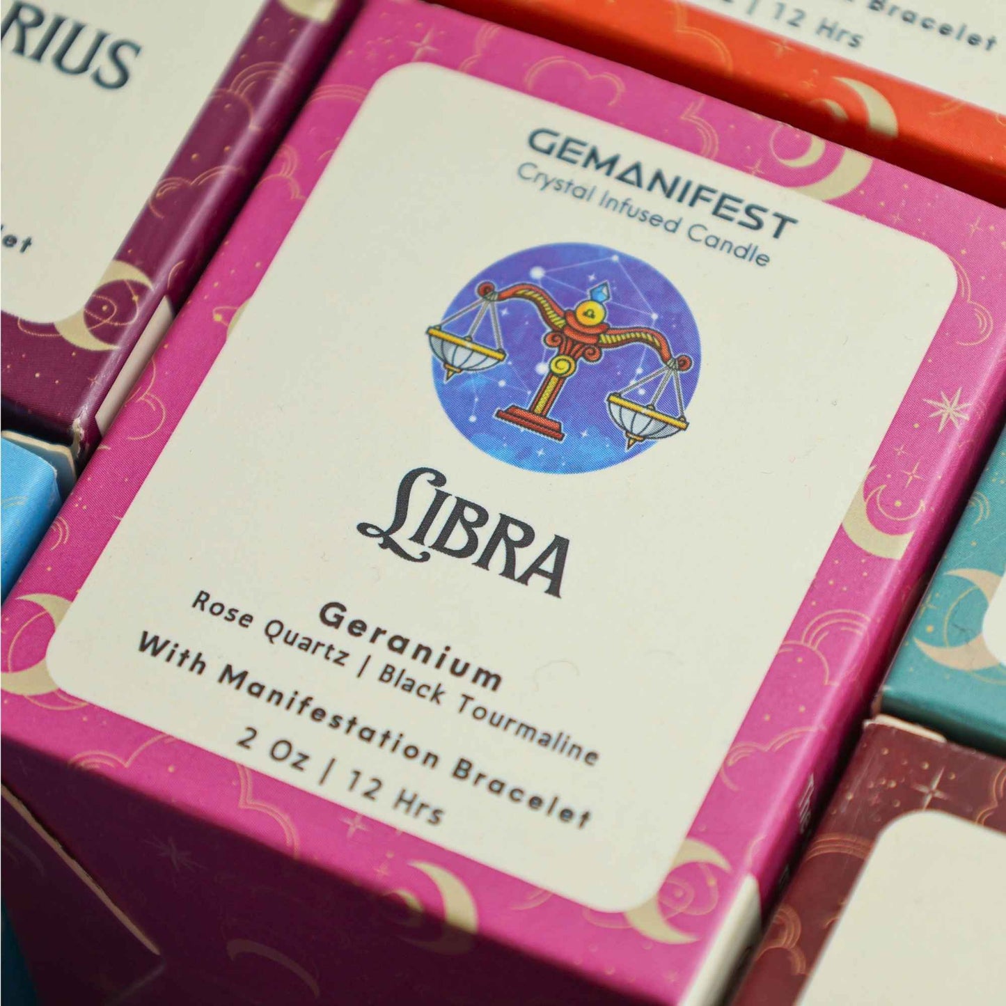 Libra Zodiac Manifestation Candle