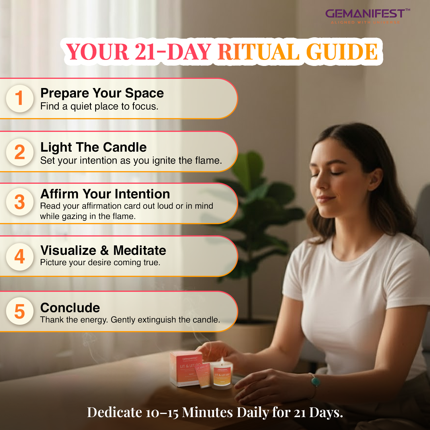 Lit & Let Go Candle – Reset, Release, and Renew Your Energy