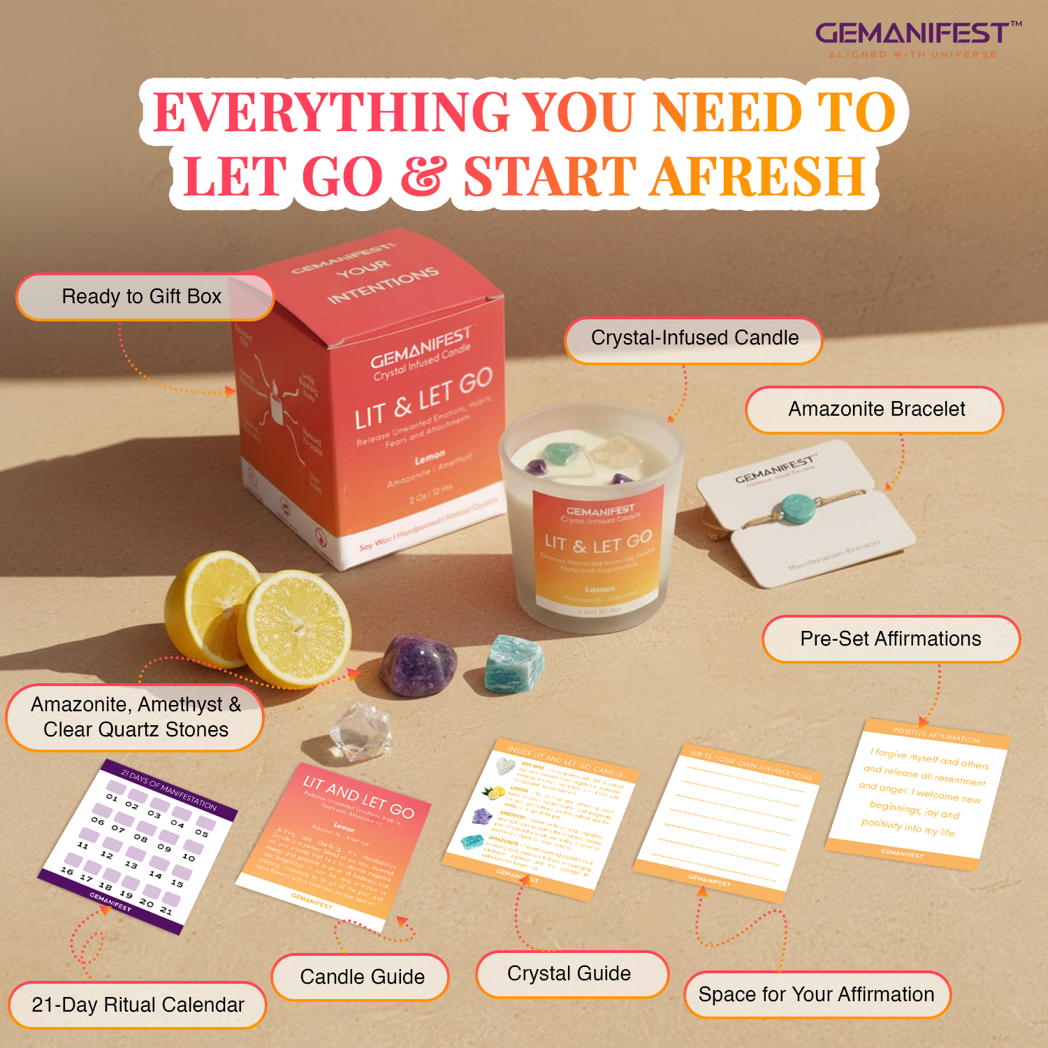 Lit & Let Go Candle – Reset, Release, and Renew Your Energy