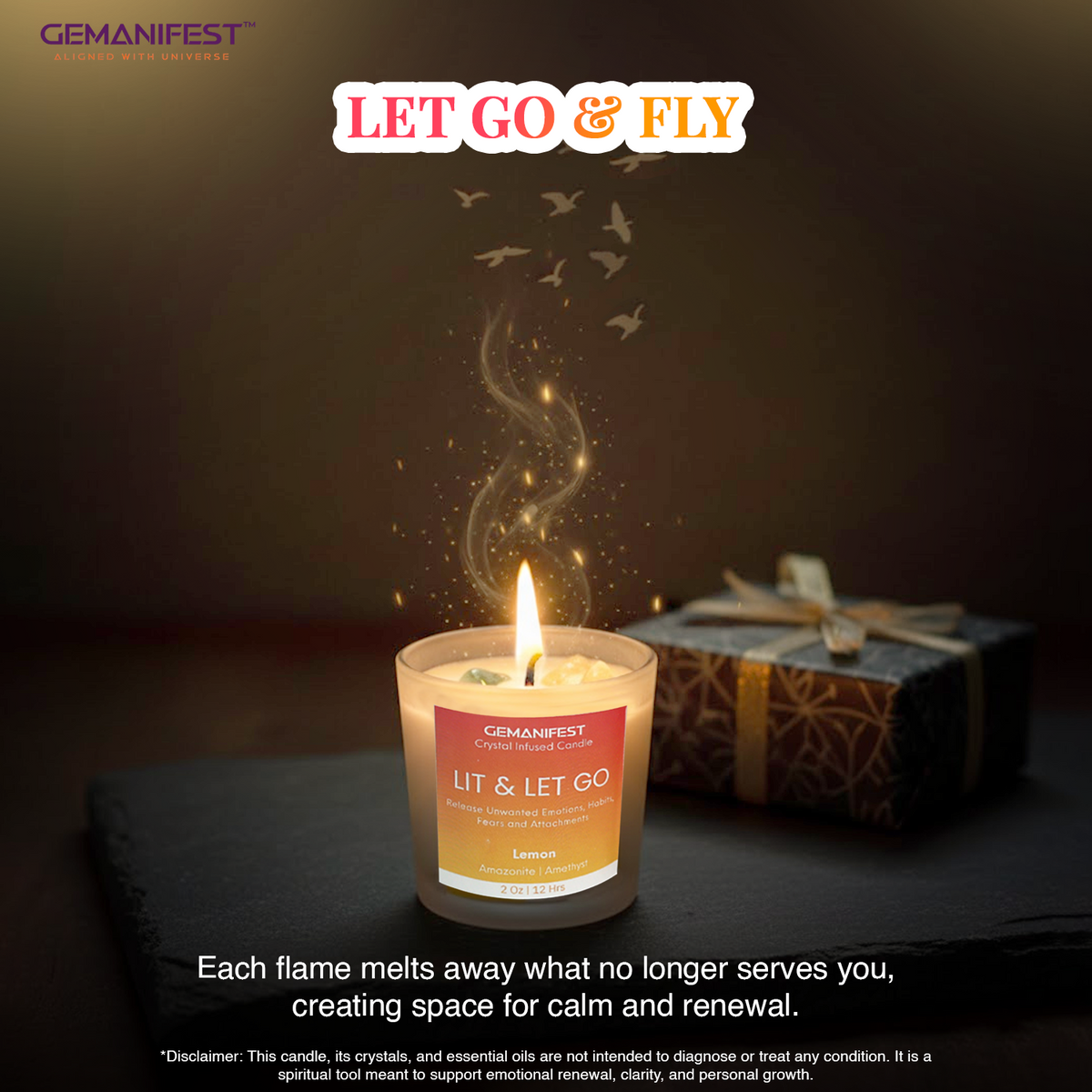 Lit & Let Go Candle – Reset, Release, and Renew Your Energy