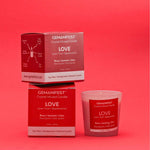 Love Manifestation Candle with ready to gift packaging box for Attracting Love and Healing Relationships.