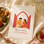 Raksha Bandhan Greeting Card | May Everything You’re Manifesting Find You