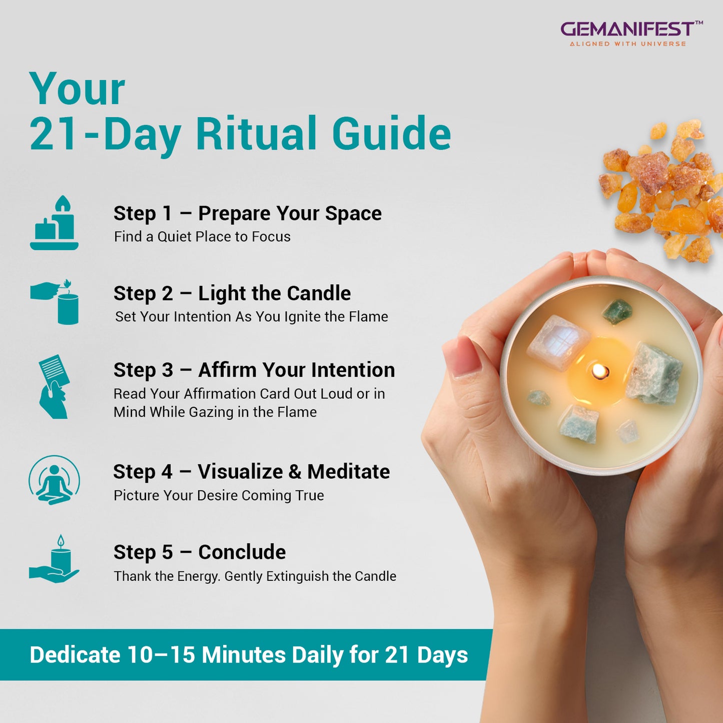 New Beginnings Manifestation Candle – Renewal & Fresh Starts