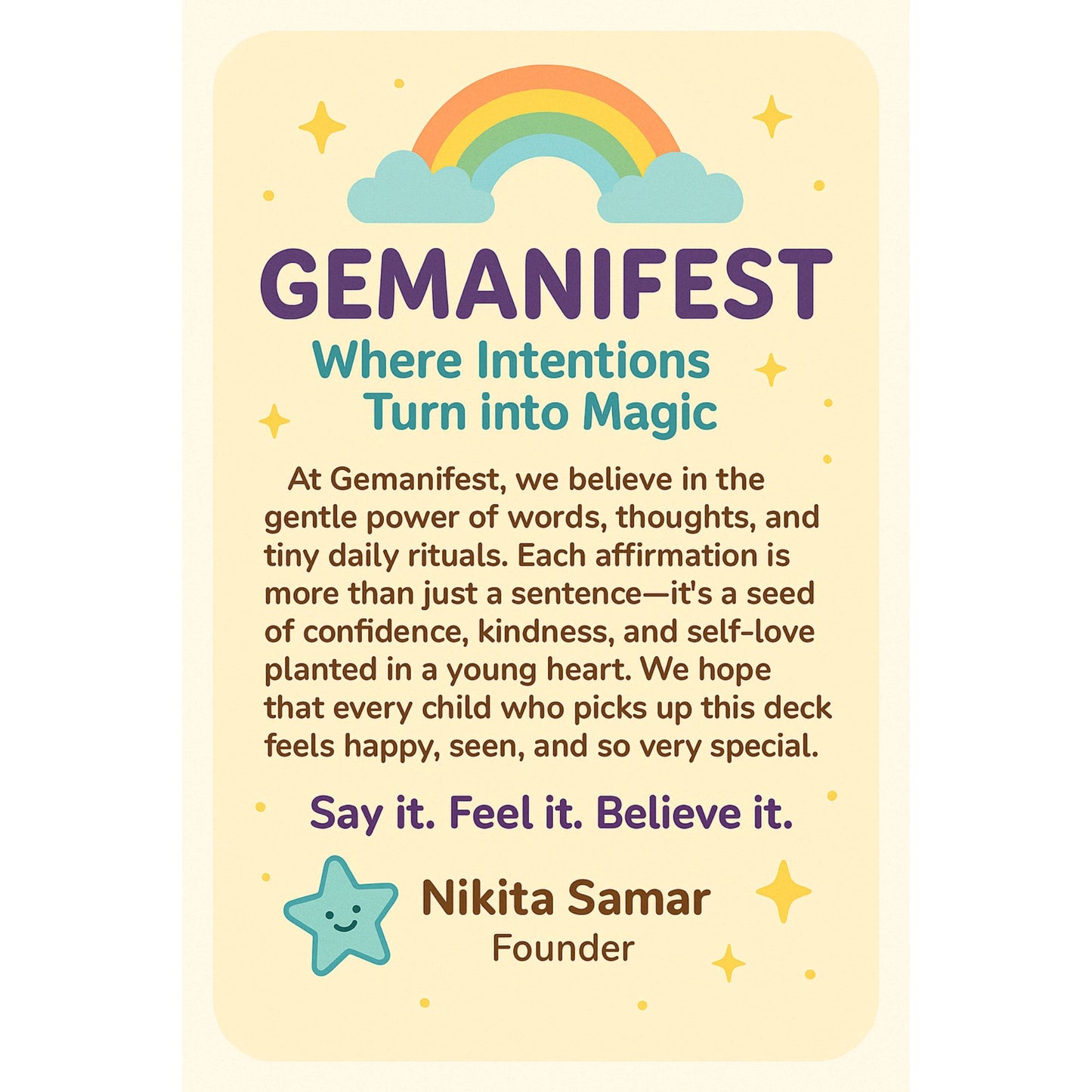 My Magical Affirmation Cards – 31 Positive Cards for Kids' Confidence, Gratitude & Growth