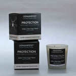 Protection Manifestation Candle with gift ready packaging box for Grounding and Protection.