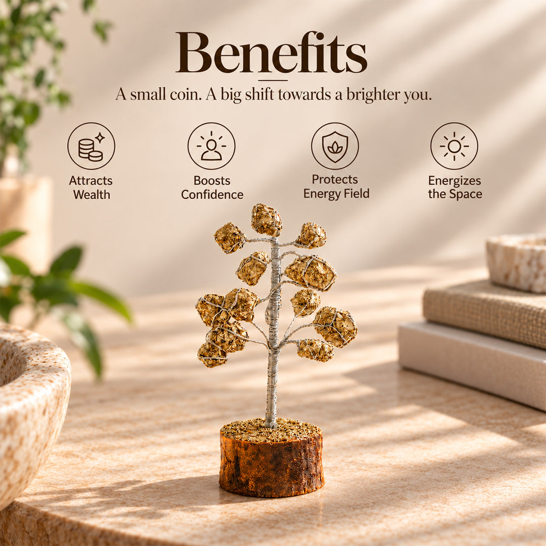 Pyrite Crystal Tree for Wealth, Abundance & Protection