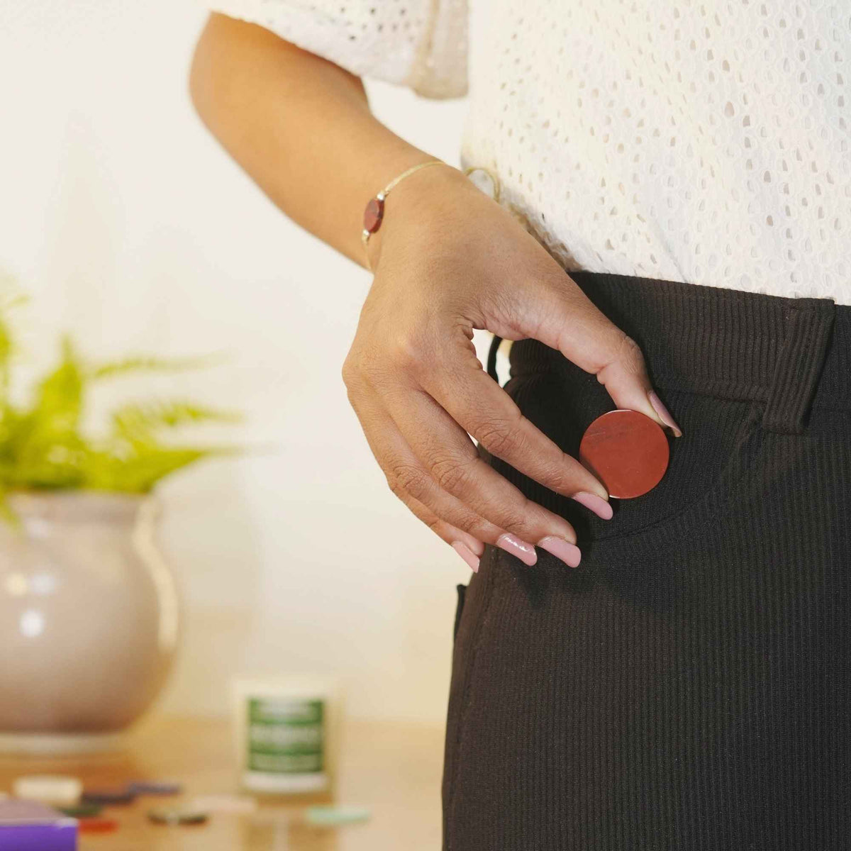 Red Jasper Coin 4