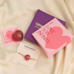 Rhodonite Heart Gift Set