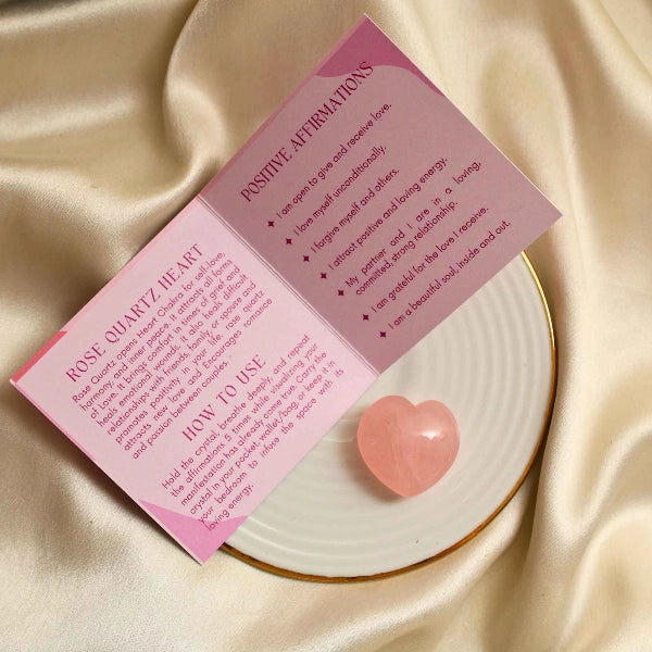 Rose Quartz Heart  Image 2
