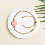 Rose Quartz Heart Gift Set