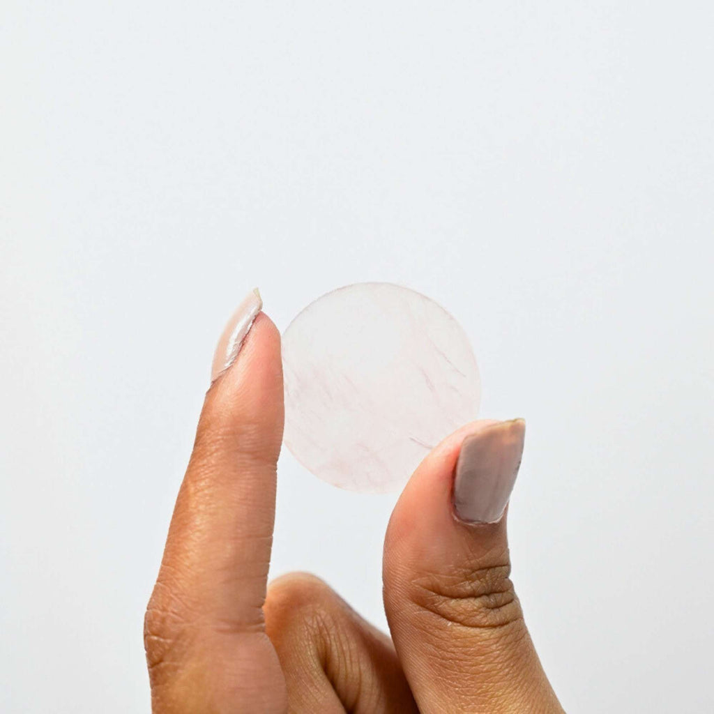 Rose Quartz Coin 4