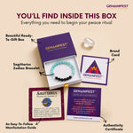 Sagittarius Zodiac Bracelet for Freedom, Optimism & Balance