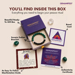 Scorpio Zodiac Bracelet for Protection, Balance & Growth