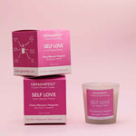 Self Love Manifestation Candle with gift ready packaging box for Inner Peace and Confidence.