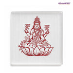 Shree Lakshmi Ji Selenite Charging Plate for Prosperity and abundance