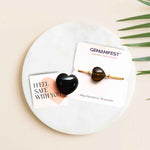 Smoky Quartz Heart Gift Set