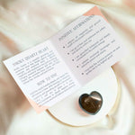 Smoky Quartz Heart Gift Set
