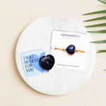 Sodalite Heart Bracelet Message Card