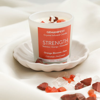 Strength Manifestation Candle