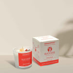 Success Manifestation Candle with gift ready packaging box for motivation and success.