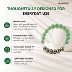 Taurus Zodiac Bracelet – Green Aventurine & Pyrite for Wealth
