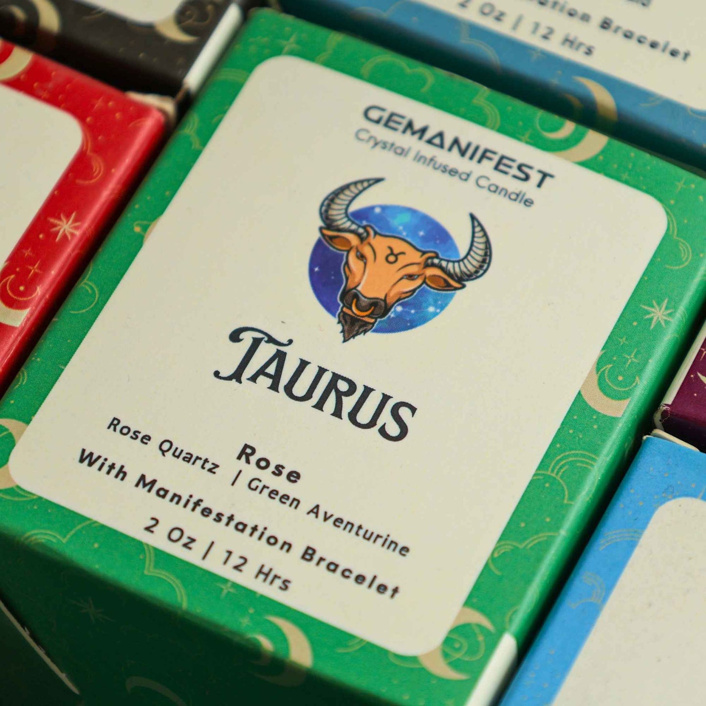 Taurus Zodiac Manifestation Candle
