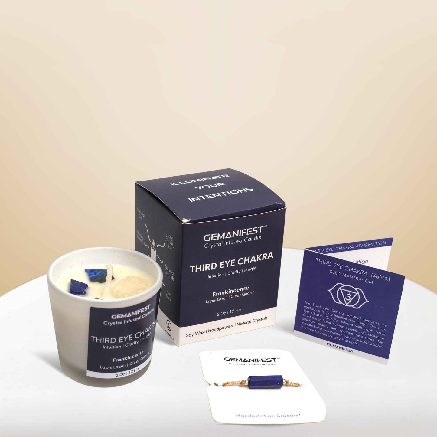 Third Eye Chakra Healing Candle
