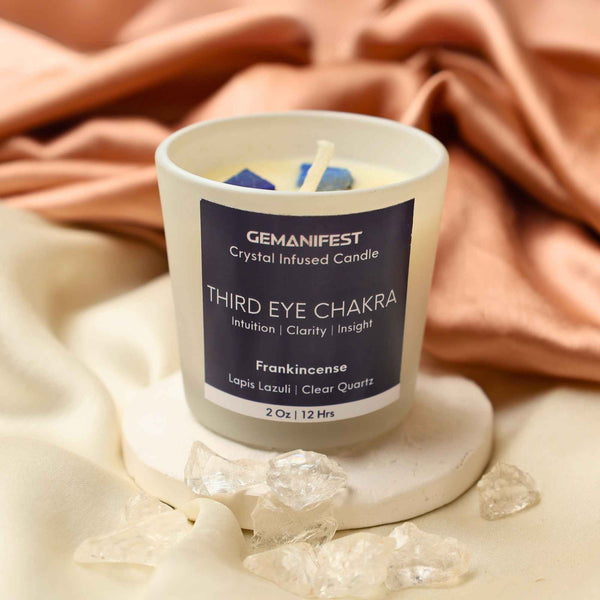 Enhance Intuition & Clarity – Third Eye Chakra Candle