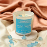 Throat Chakra Healing Candle