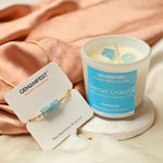Throat Chakra Healing Candle