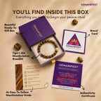Courage and Confidence Tiger's Eye Manifestation Bracelet
