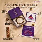 Courage and Confidence Tiger's Eye Manifestation Bracelet