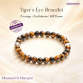 Courage and Confidence Tiger's Eye Manifestation Bracelet