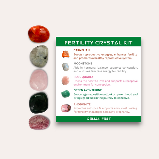 Fertility Crystal Set | Supportive Crystals For Conceiving