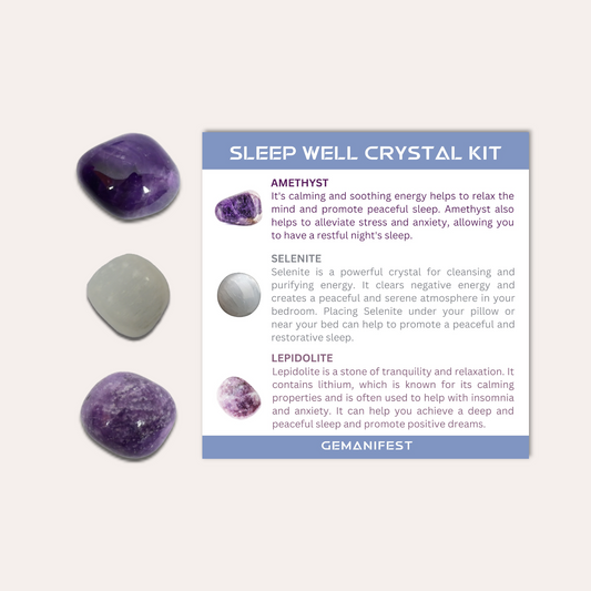Sleep Well Crystal Set | Get Better Sleep with Crystals